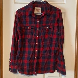 Red and Navy Flannel